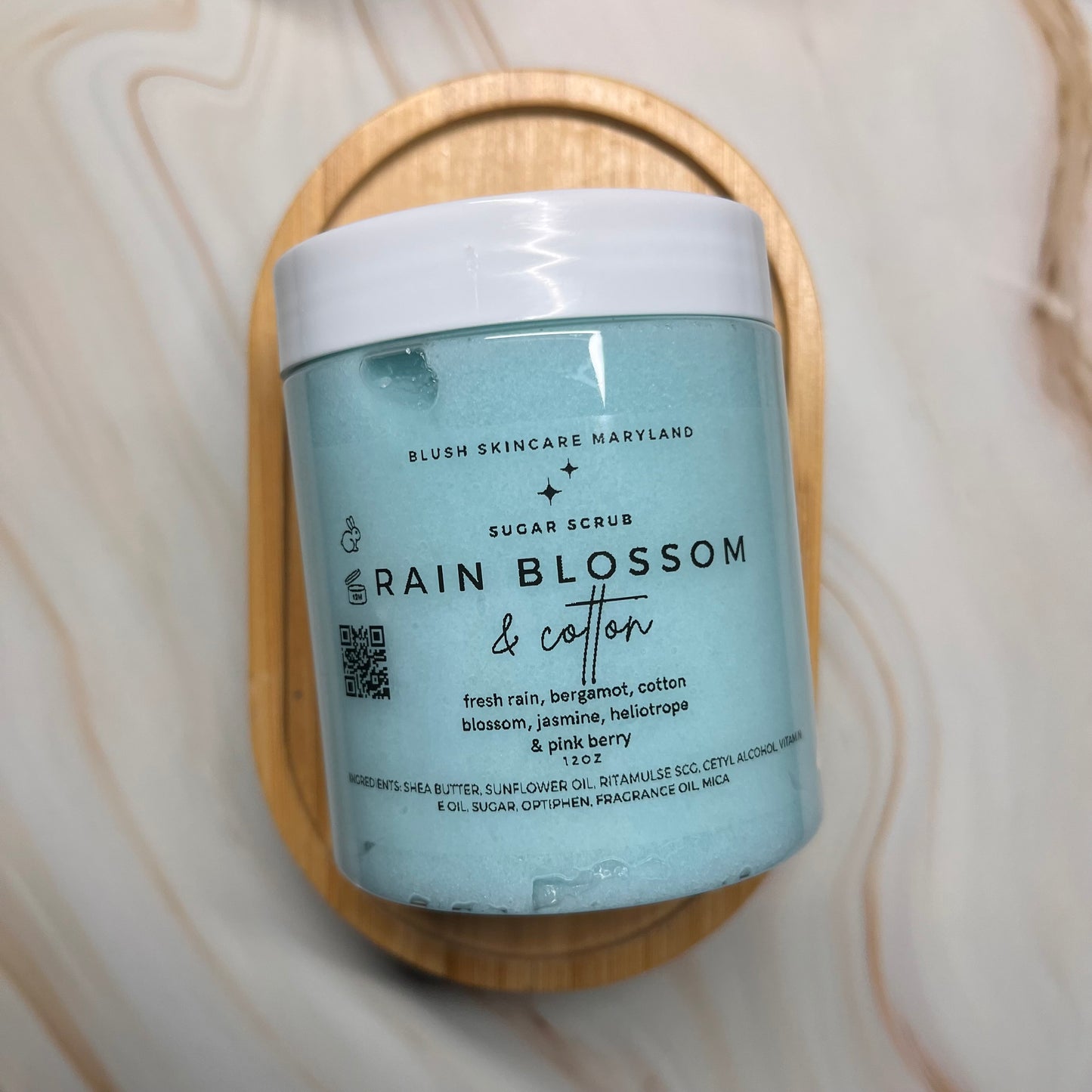 Rain Blossom & Cotton Sugar Scrub