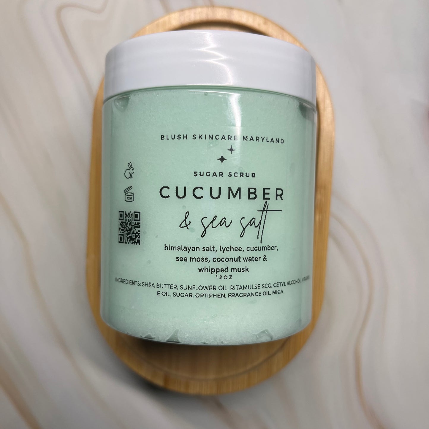 Cucumber & Sea Salt Sugar Scrub