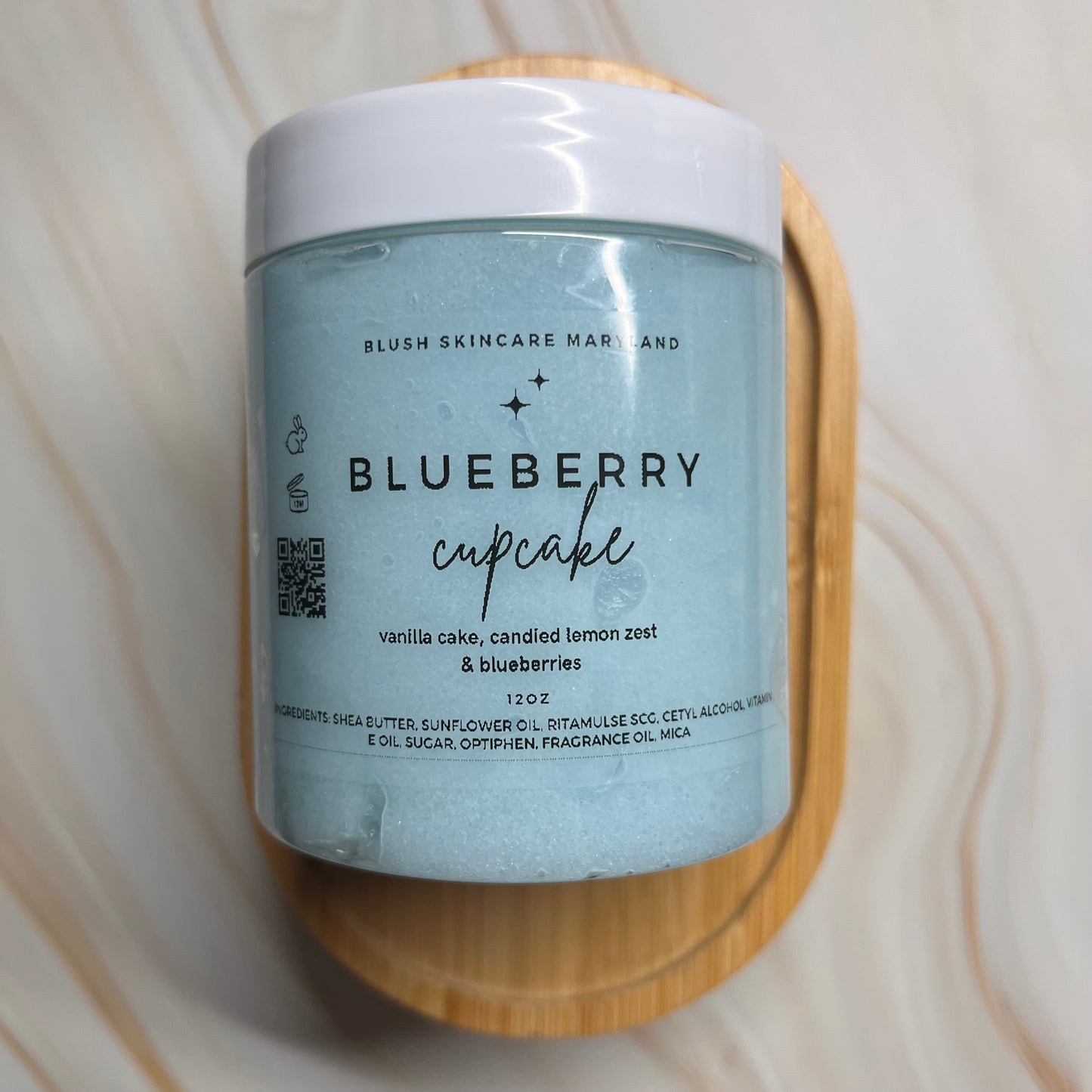 Blueberry Cupcake Sugar Scrub