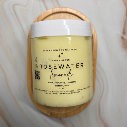 Rosewater Lemonade Sugar Scrub