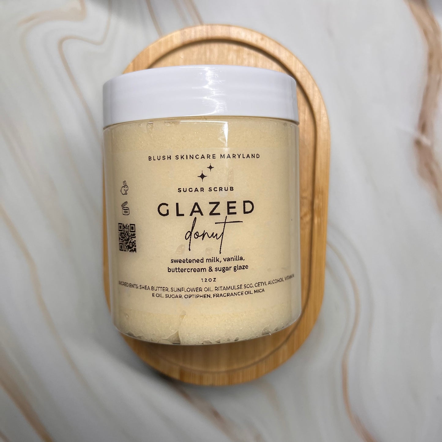 Glazed Donut Sugar Scrub