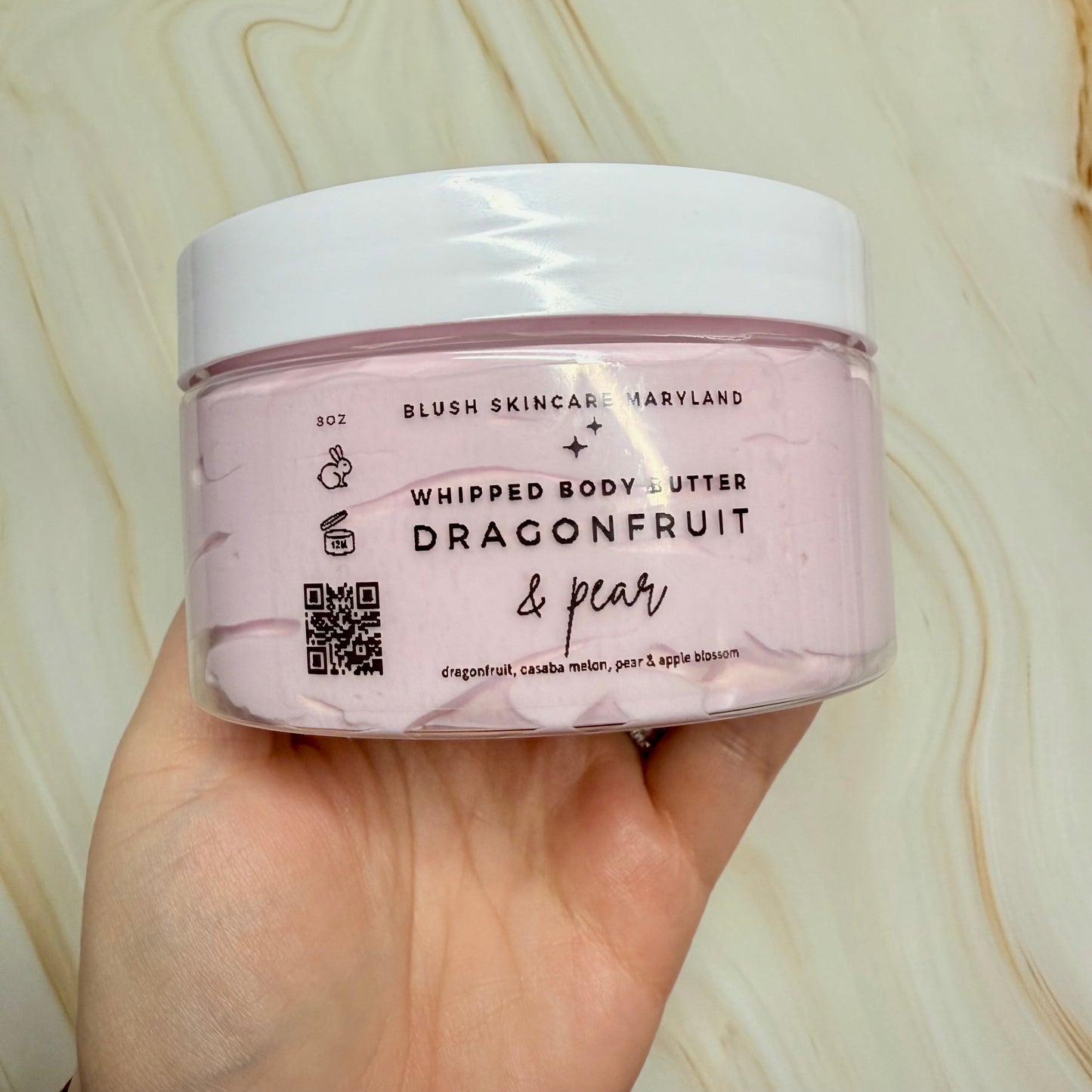 Dragonfruit & Pear Whipped Body Butter