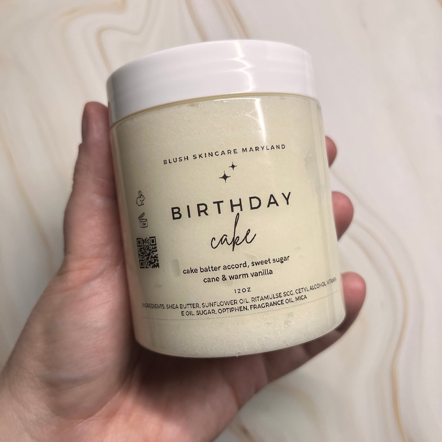 Birthday Cake Sugar Scrub