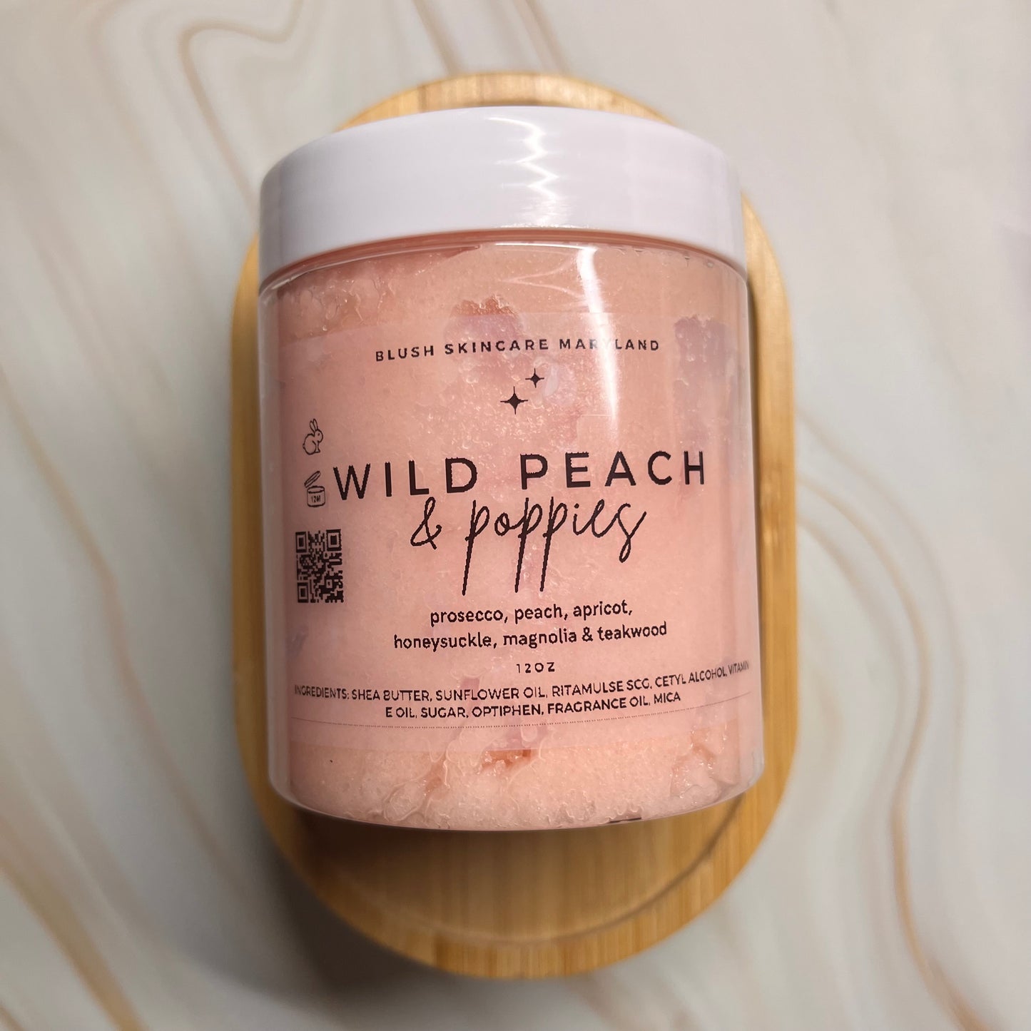 Wild Peach & Poppies Sugar Scrub