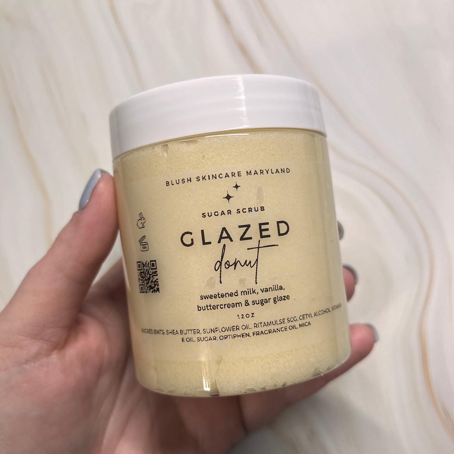 Glazed Donut Sugar Scrub