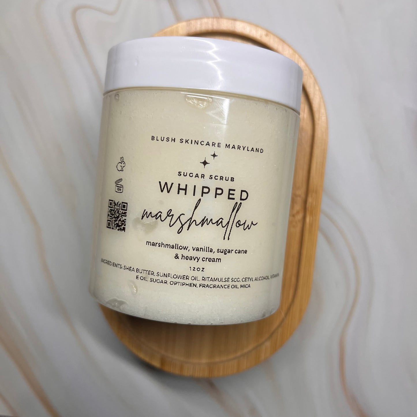 Whipped Marshmallow Sugar Scrub