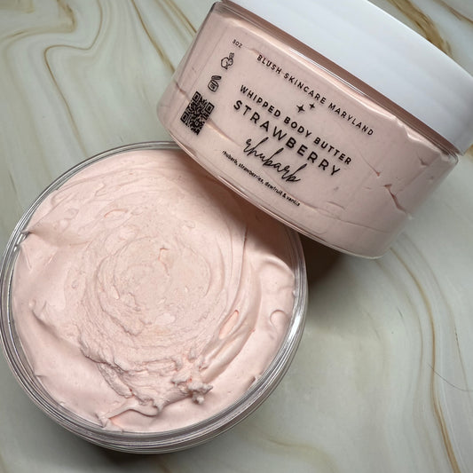 Strawberry Rhubarb Whipped Body Butter